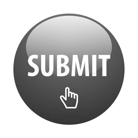 submit button stock vector illustration  adhesive