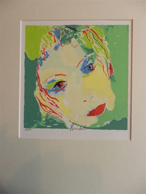 SYLVIA KRISTEL KLEURENLITHO FACE incl passe-partout Verkocht