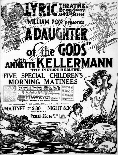 1916 - A Daughter of the Gods (Silent) | Classic films posters, Vintage