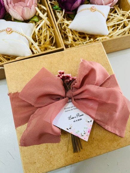 Kit Madrinha De Casamento - Kit Madrinha de Casamento Rosê | Elo7 Produtos Especiais | Gifts