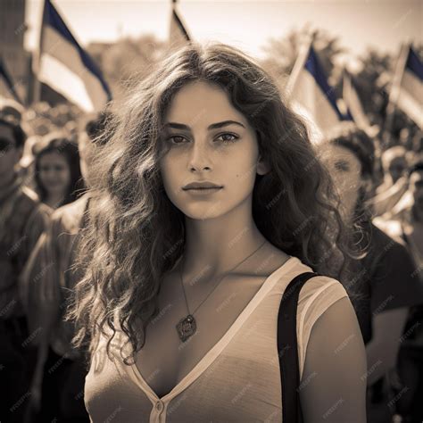 Premium AI Image | israeli girl