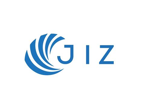 jiz abstract business growth logo design  white background jiz