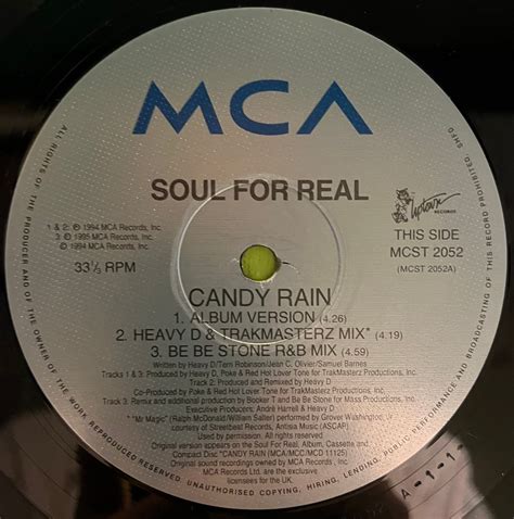 Soul For Real – Candy Rain (12") | oleo Records