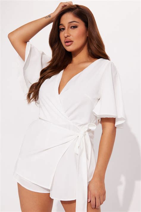 River Romper - Off White | Fashion Nova, Rompers | Fashion Nova