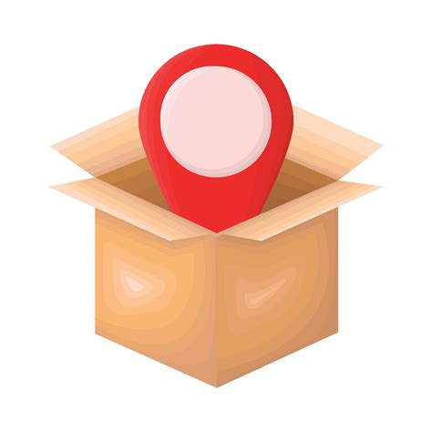 box  location illustration  vector art  vecteezy