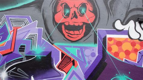 Skull Graffiti - backiee