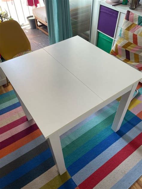Bijeli kuhinjski stol 80x80 (80x120)