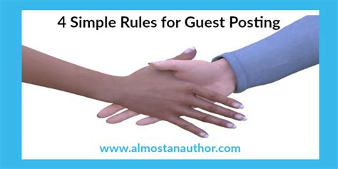 simple rules  guest posting   author