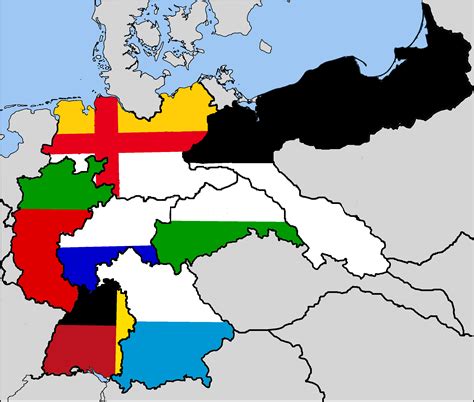 The German Empire divided by the Allies : r/imaginarymaps