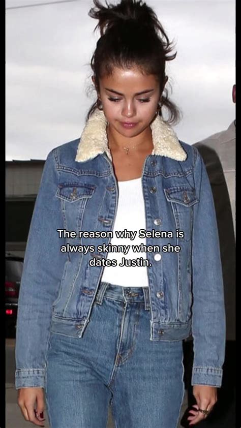 Selena Gomez reacts to video about being 'skinny' with Justin Bieber