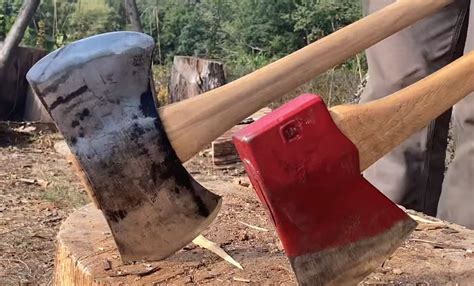 chopping axe  splitting axe whats  difference toolsprofy