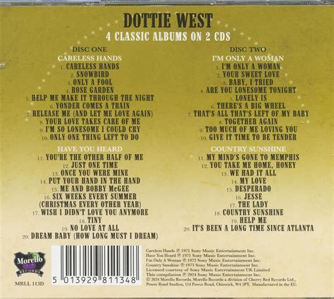 Dottie West CD: Careless Hands - Have You Heard - I’M Only A Woman
