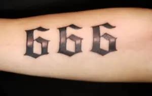 25 Best 666 Tattoo Ideas With Meaning - Devil and Satanic - Tattoo Twist