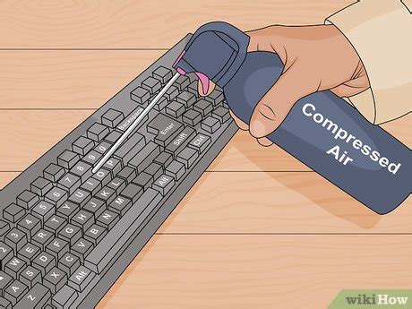 how to clean a sticky computer keyboard