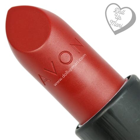 avon perfectly matte lipstick red supreme review swatch price