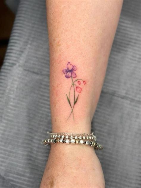 Birth month flowers | birth month tattoo | flower tattoo | color ink ...