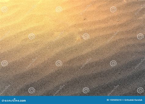 Beach Sand with Sunshine Ray Stock Photo - Image of thailand, ripples ...