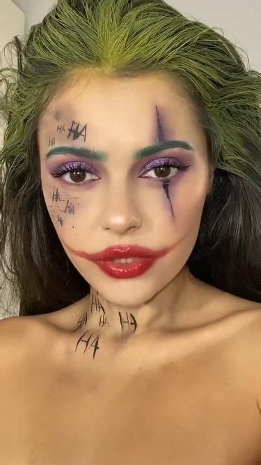 Halloween makeup: The Joker | Halloween makeup, Joker halloween makeup ...