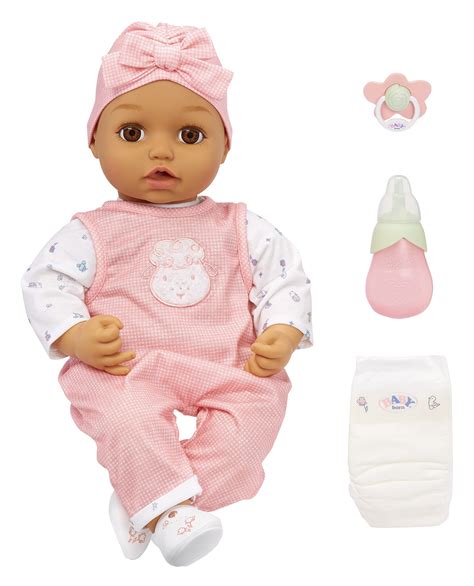 Amazon.com: Baby Born My Real Baby Doll Ava - Light Brown Eyes
