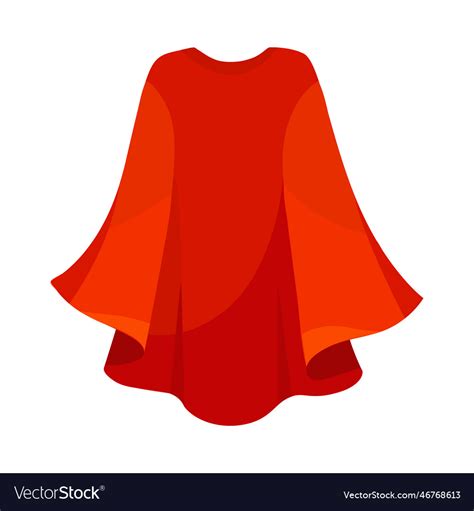 red cape flying  wind cartoon royalty  vector