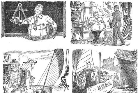 Картинки из советской книги детства Приключения капитана Врунгеля 1957 года
