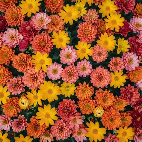 Dahlia Flowers Background Free Stock Photo - Public Domain Pictures