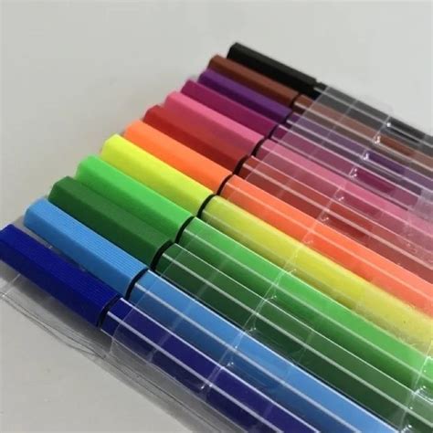 Kit De Canetas Coloridas Baratas - Kit de canetas com 12/24 cores Fine Line Coloridas Ponta Fina 0.4 mm ...