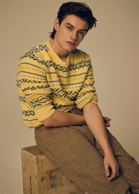 Louis Partridge photographed by Charlie Gray for W Magazine - Men in Vogue