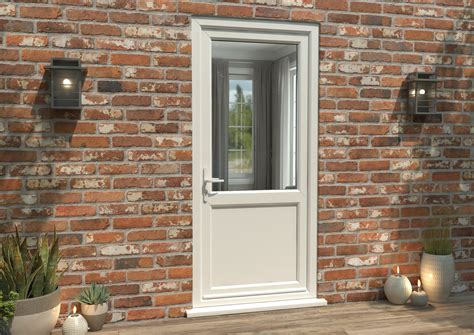 Climadoor White Upvc 2xg External Door Set - Part Q Compliant At