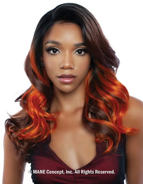 Mane Concept Brown Sugar Human Hair Blend Whole Lace Wig - BS404 (F4/27