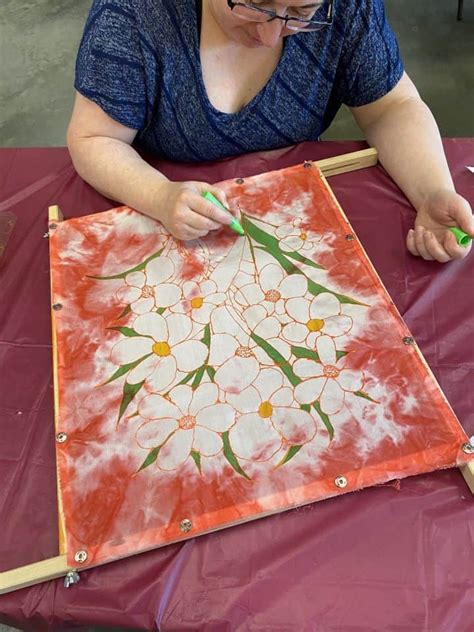 silk painting  tumbler ridge member stories