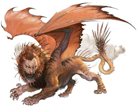 manticore fantasy monster fantasy creatures