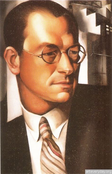 Tamara De Lempicka . Мужской портрет.