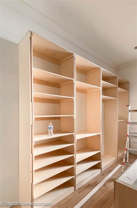 built  closet diy step  step guide   custom storage solution