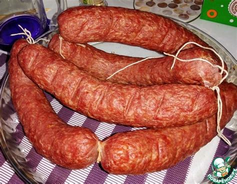 Колбаса "Ивановская домашняя" в духовом шкафу | Колбаса, Рецепты ...