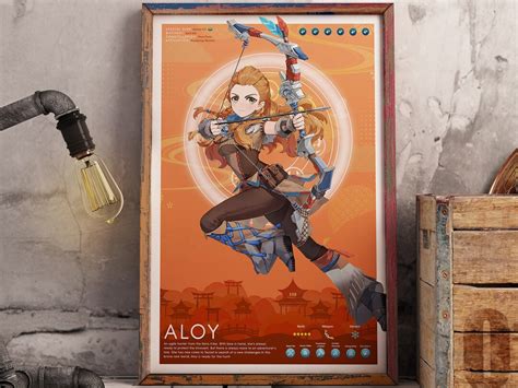 ALOY Genshin Impact Profile Poster Anime Poster Gaming Print Boyfriend ...