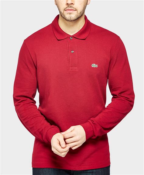 heavy cotton long sleeve polo shirts  greg booth blog