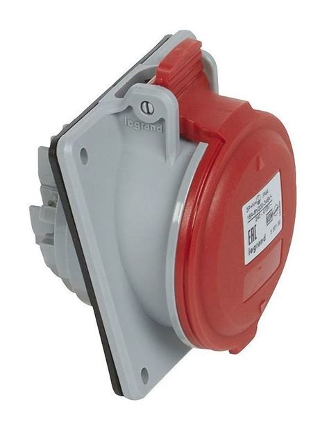 090164 Розетка встраиваемая - 16А - 3К+H+З - 380 В - IP 44 | Legrand ...