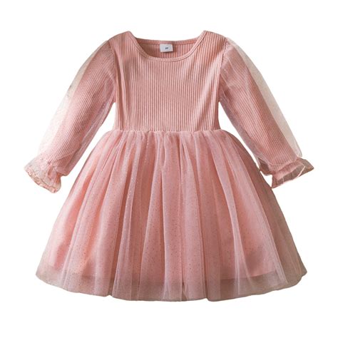 LNMQLPDBS Dress for Christmas Party Blue Christmas Dress Girls Size 7