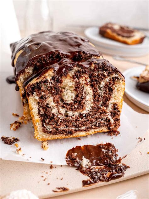 Vanilla and Chocolate Marble Loaf Cake – Broken Oven Baking