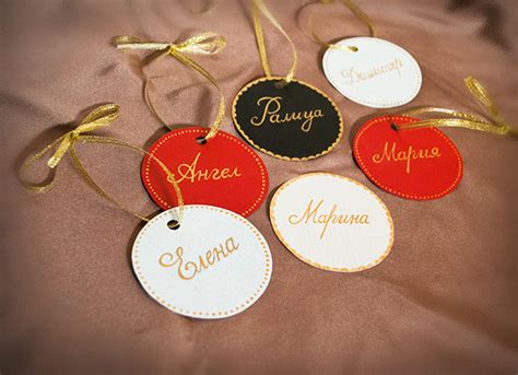 Wedding name cards/ Сватбени картички с имена on Behance