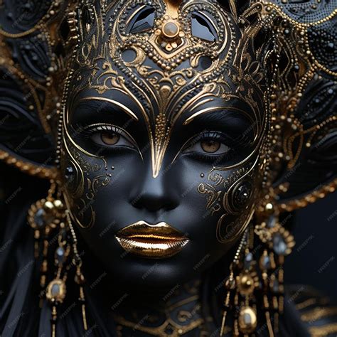 Premium Photo | Glamorous Black Mystique Black Background Image