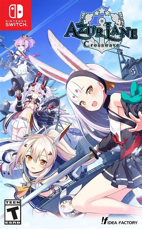 azur lane crosswave  switch coming west   gematsu
