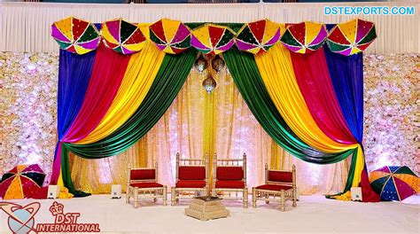 Wedding Party Background Curtain Drape Stage - DST International