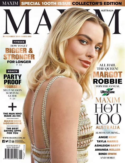 MARGOT ROBBIE in Maxim Magazine, Australia November 2019 – HawtCelebs