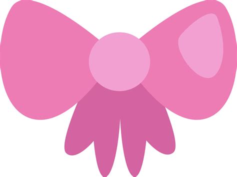 Childhood pink bow, icon, vector on white background. 15261552 Vector Art at Vecteezy