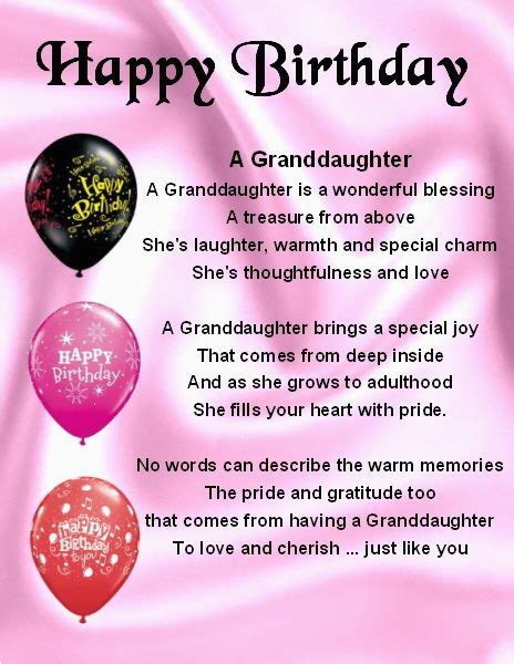 Happy 3rd Birthday Granddaughter Quotes | BirthdayBuzz