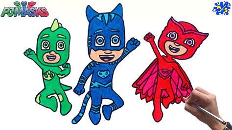 How to Draw Pj Masks Easy Step by Step - YouTube
