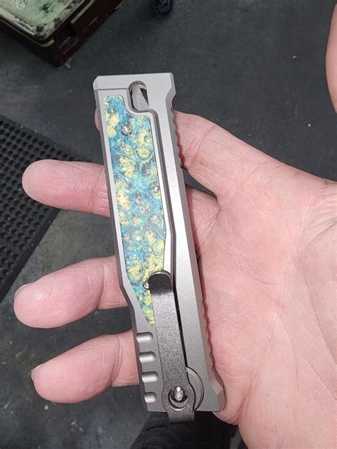 Reate EXO Titanium inlays : r/knifemods
