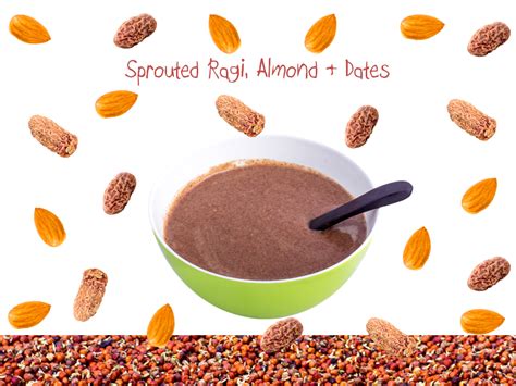 homemade sprouted ragi porridge recipe baby food recipe early foods